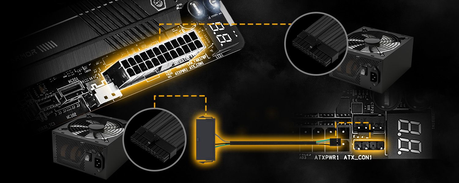 多 PSU 适配器电缆